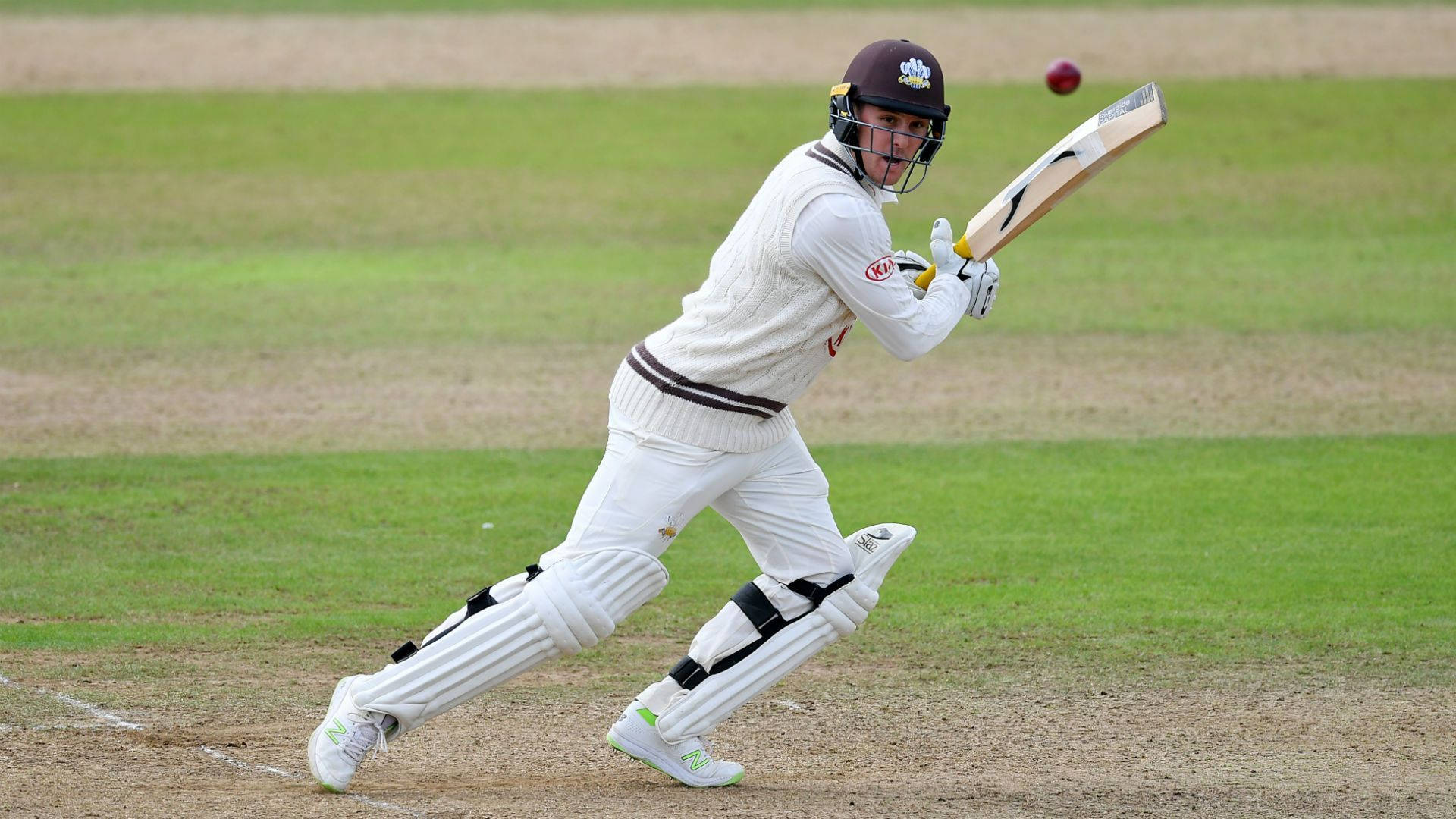 Jason Roy Chasing The Cricket Ball Background