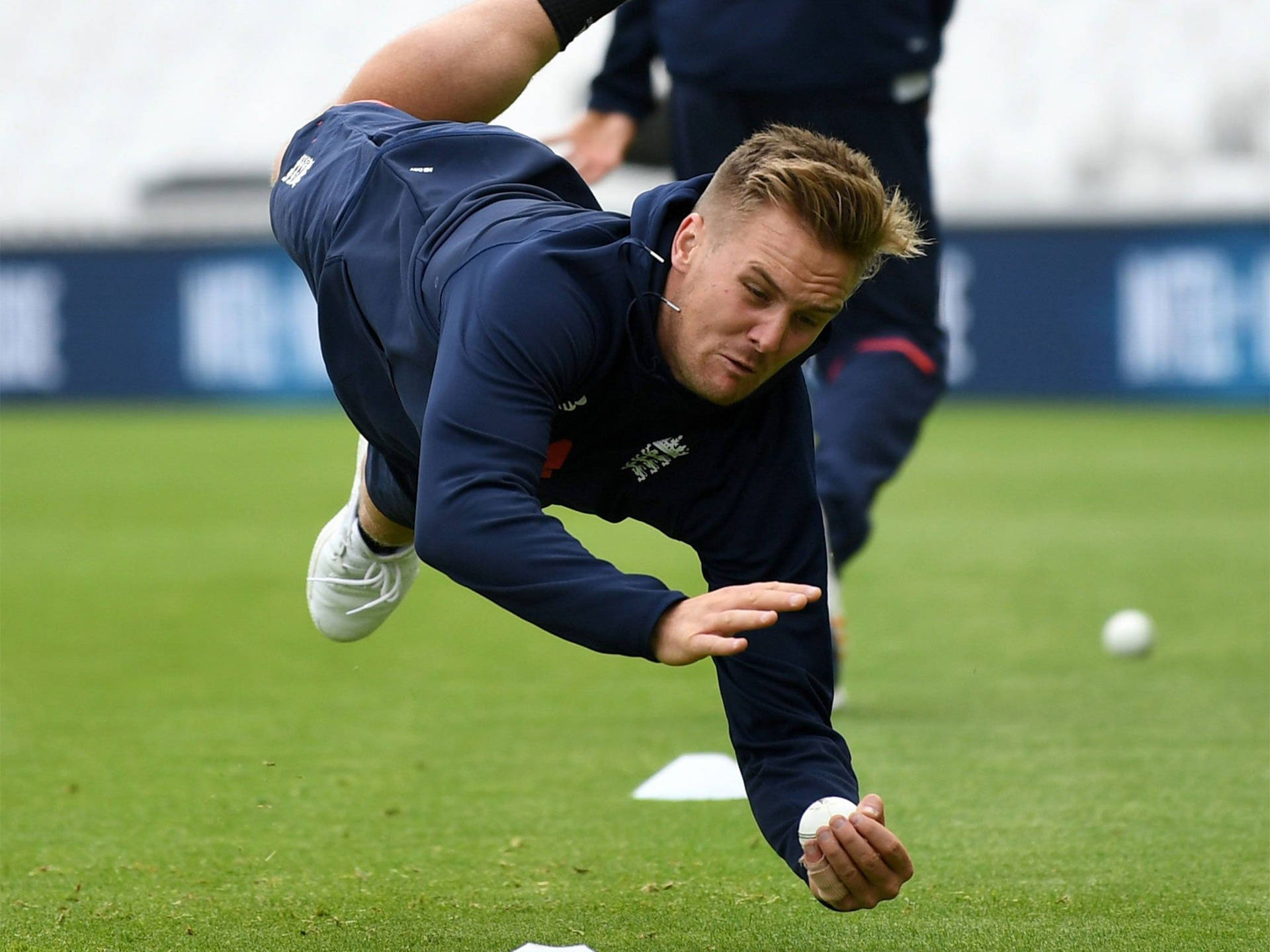 Jason Roy Diving For The Ball Background