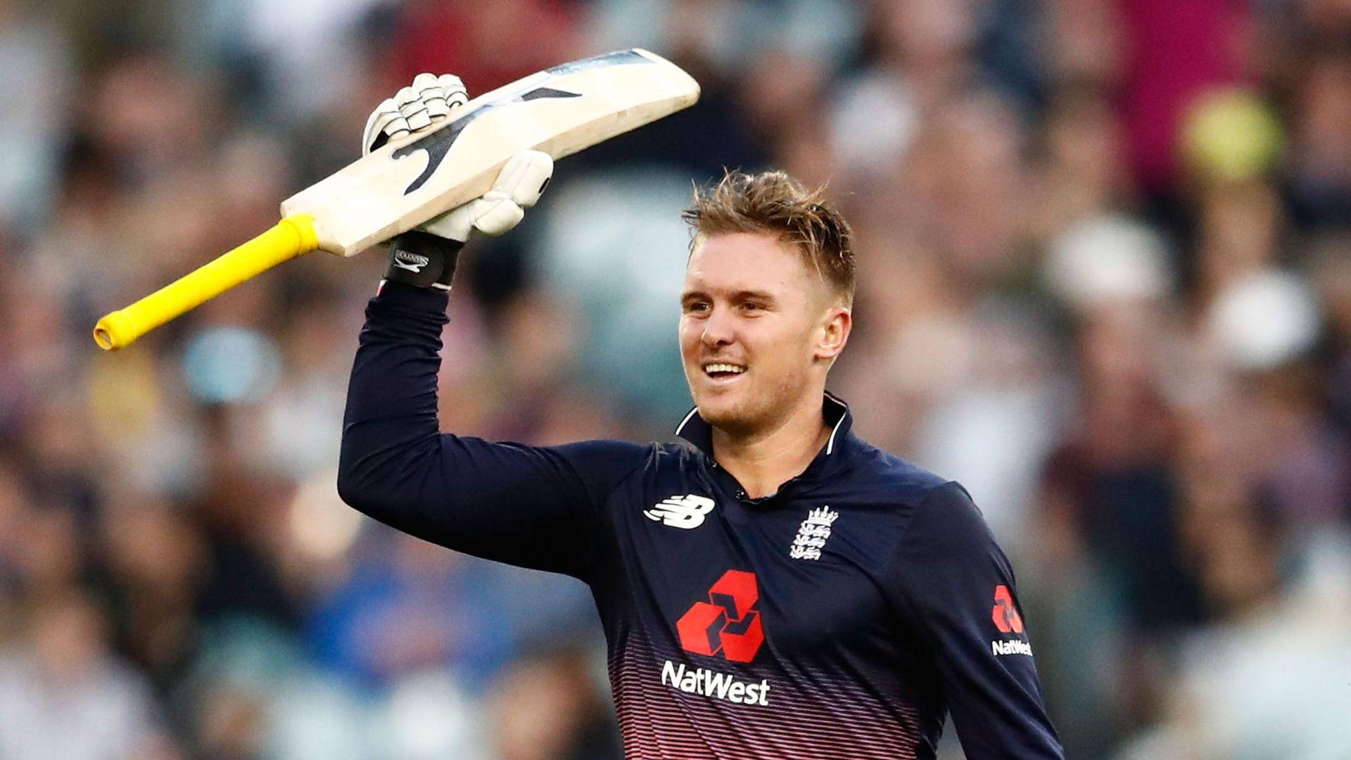 Jason Roy In Action - English Cricketer Background