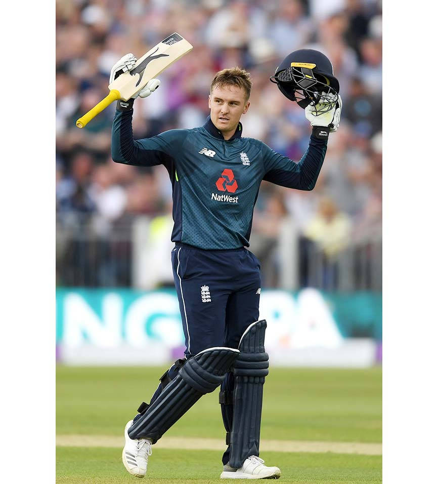 Jason Roy In New Balance Uniform Background