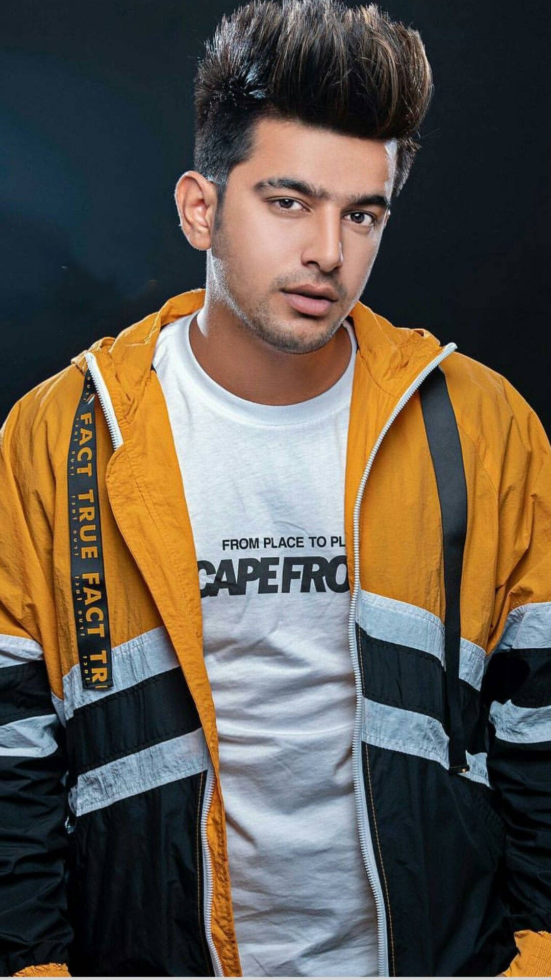 Jass Manak In Zara Windbreaker Background