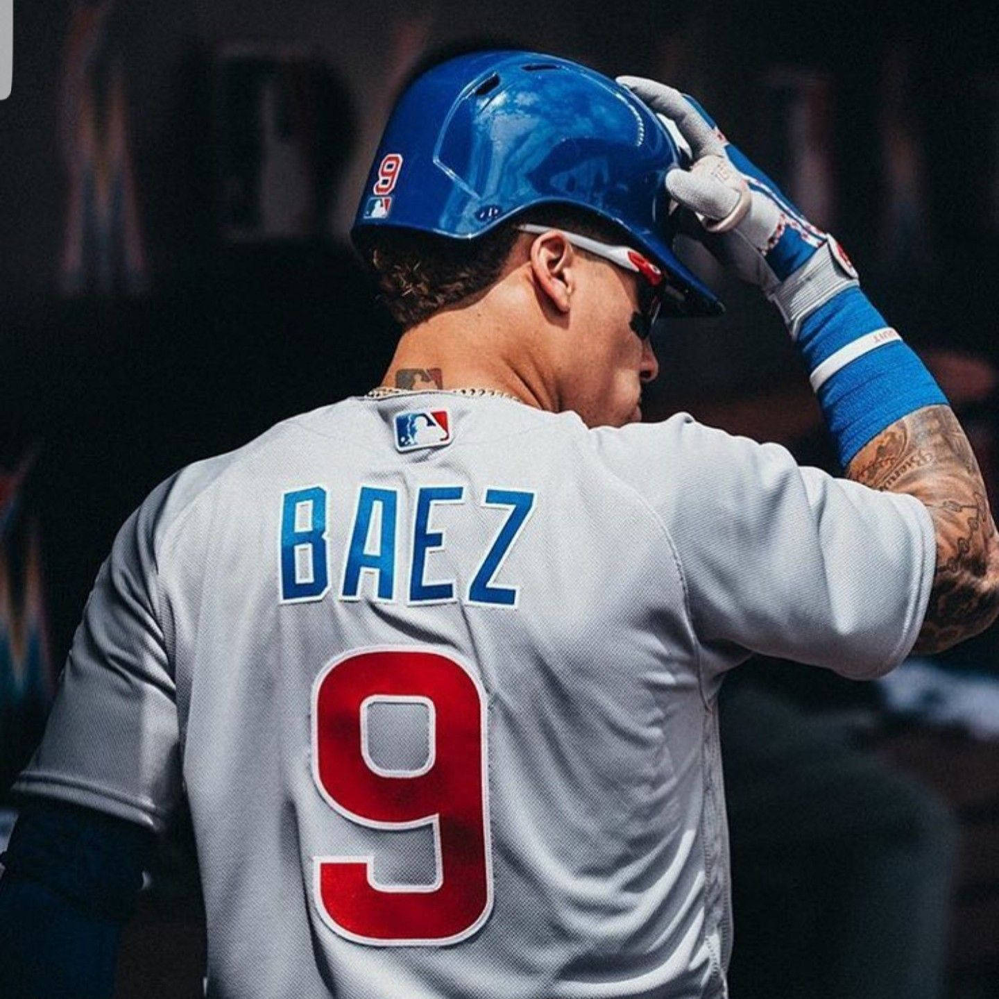 Javier Baez Back Profile Jersey Nine