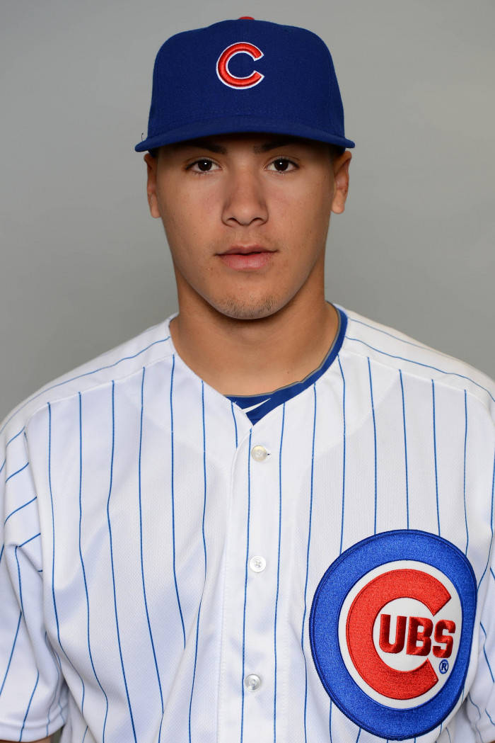 Javier Baez Chicago Cubs Portrait Background