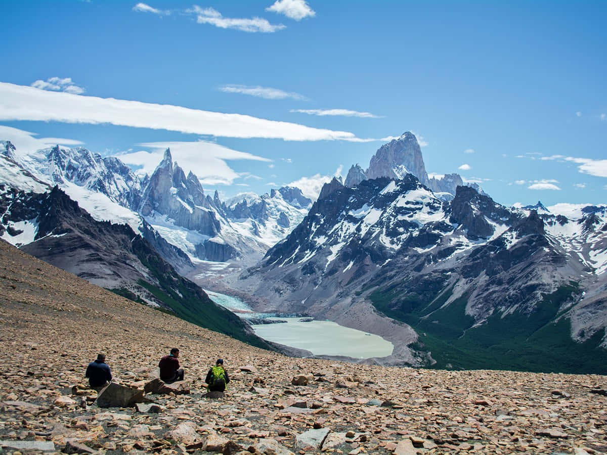 Jaw Dropping Mountain View Of El Chalten Background