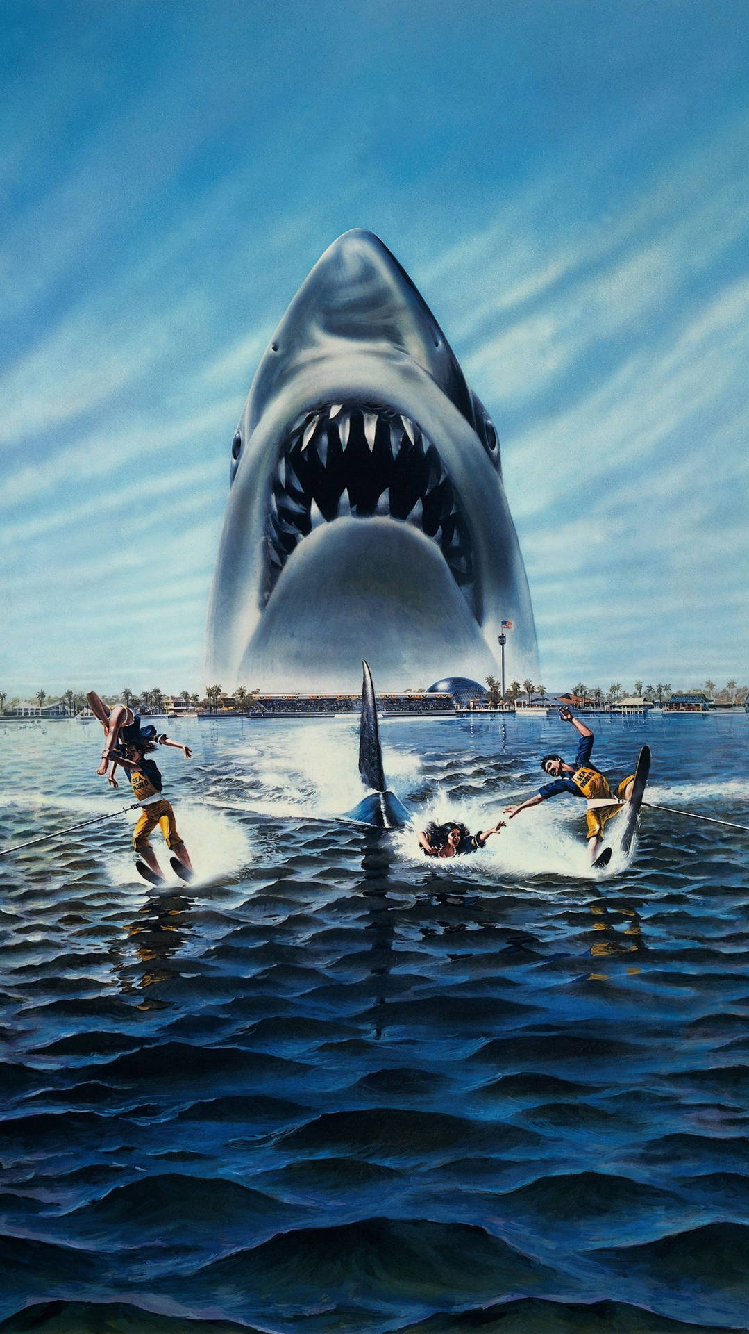 Jaws 3d Poster Background
