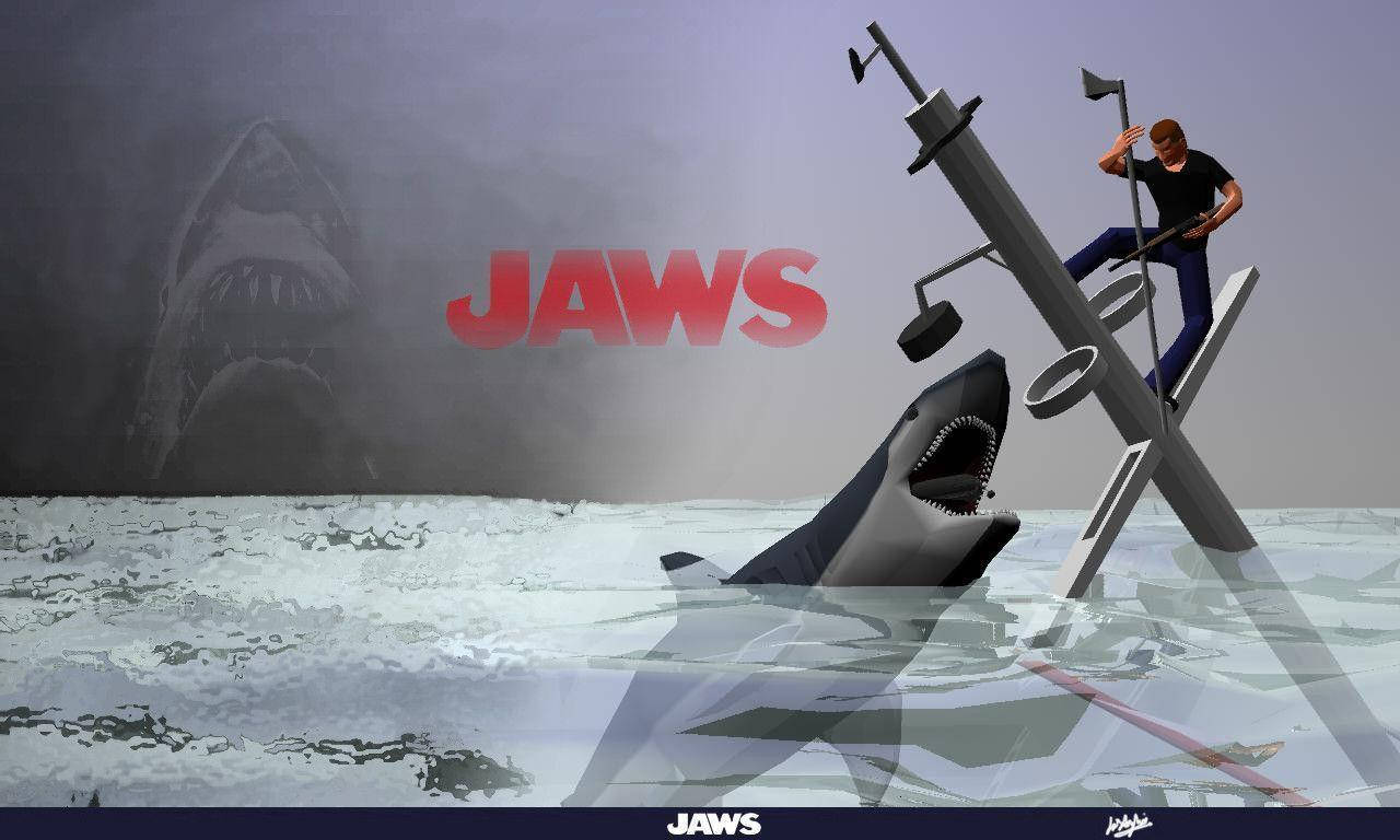 Jaws Thwarts Man's Attempts At Capturing It Background