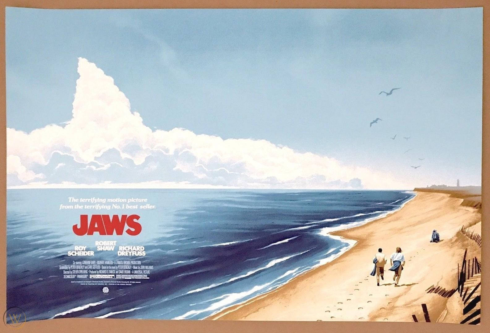 Jaws Vintage Poster Background