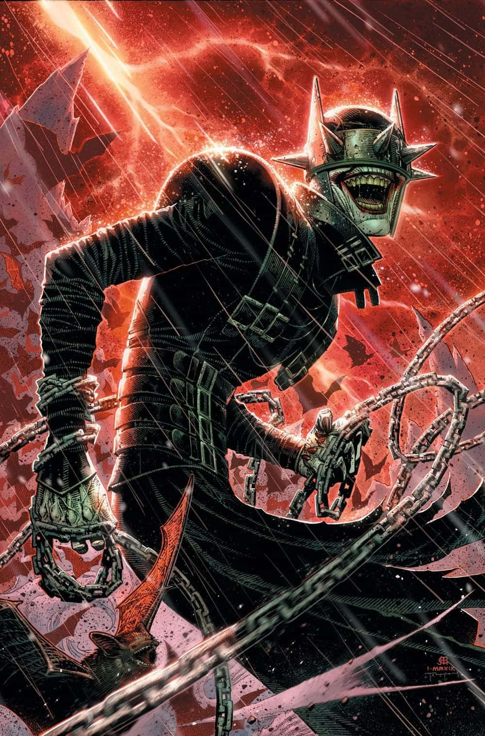 Jay Basco Takes On The Role Of The Batman Who Laughs Background
