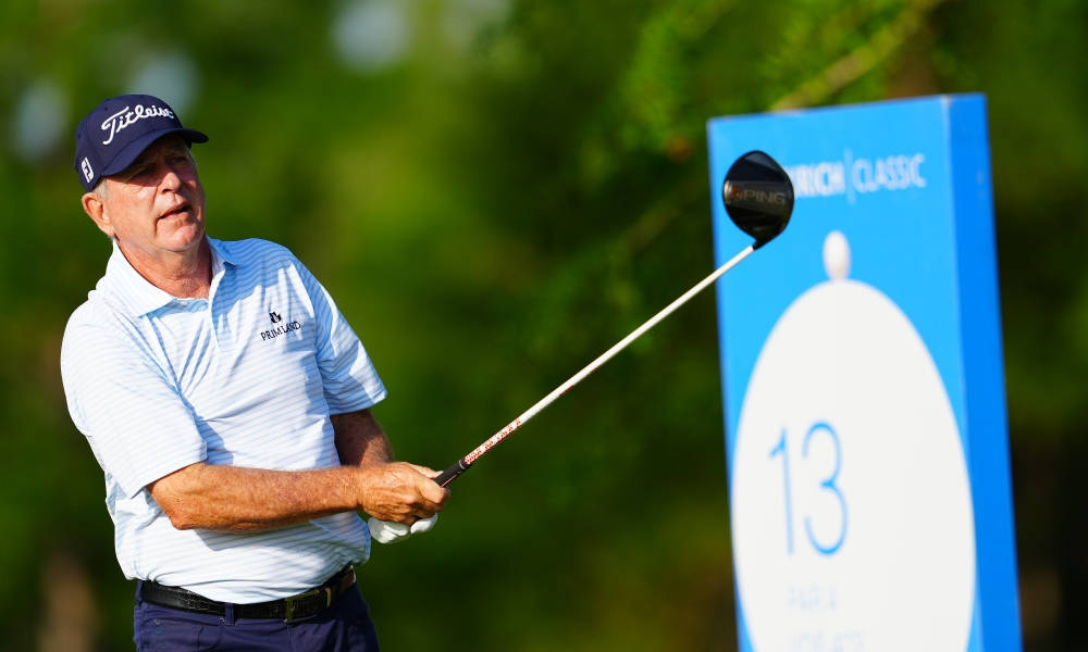 Jay Haas At Zurich Classic Background