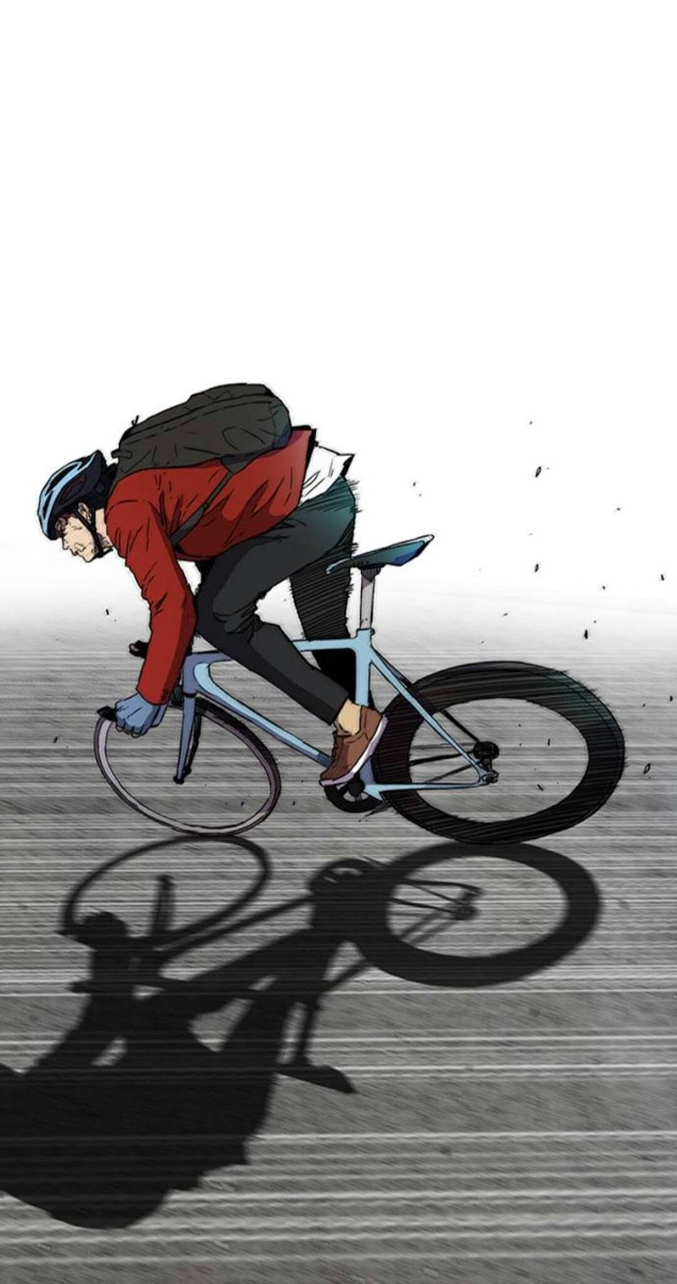 Jay Jo Riding His Bike
