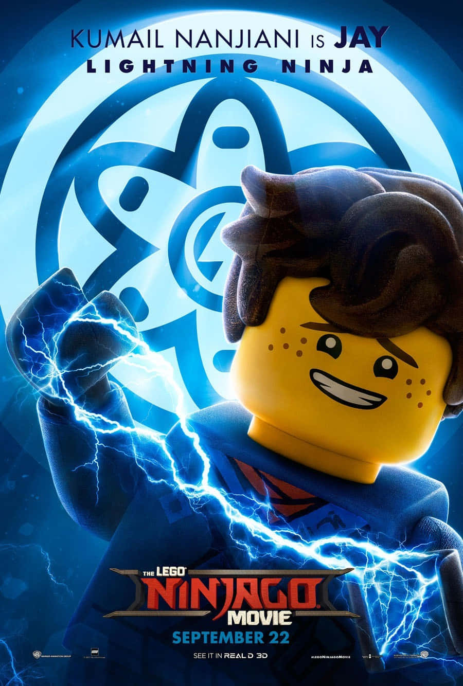 Jay The Ninja From The Lego Ninjago Movie Background