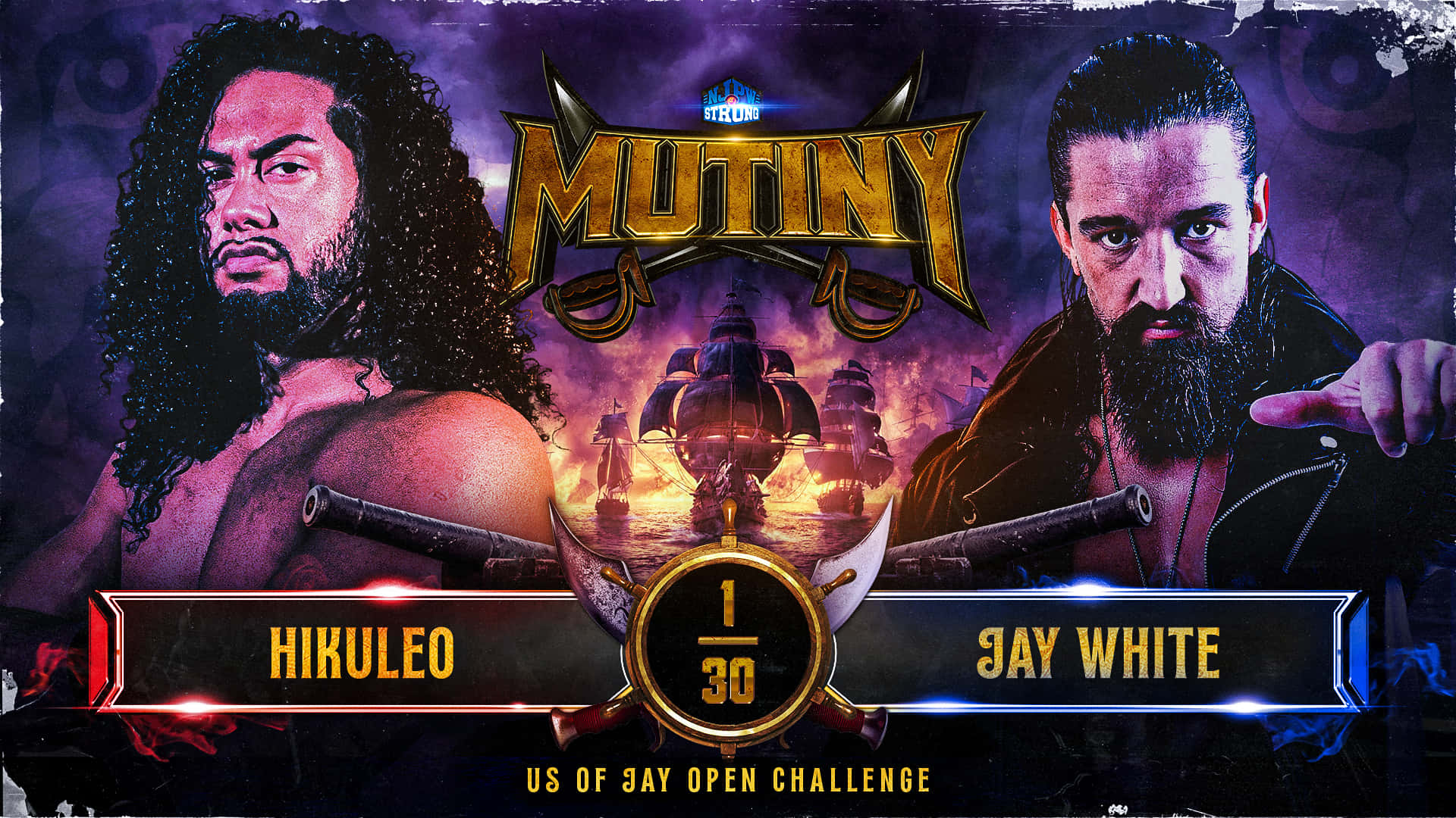 Jay White And Hikuleo For Njpw Mutiny Background