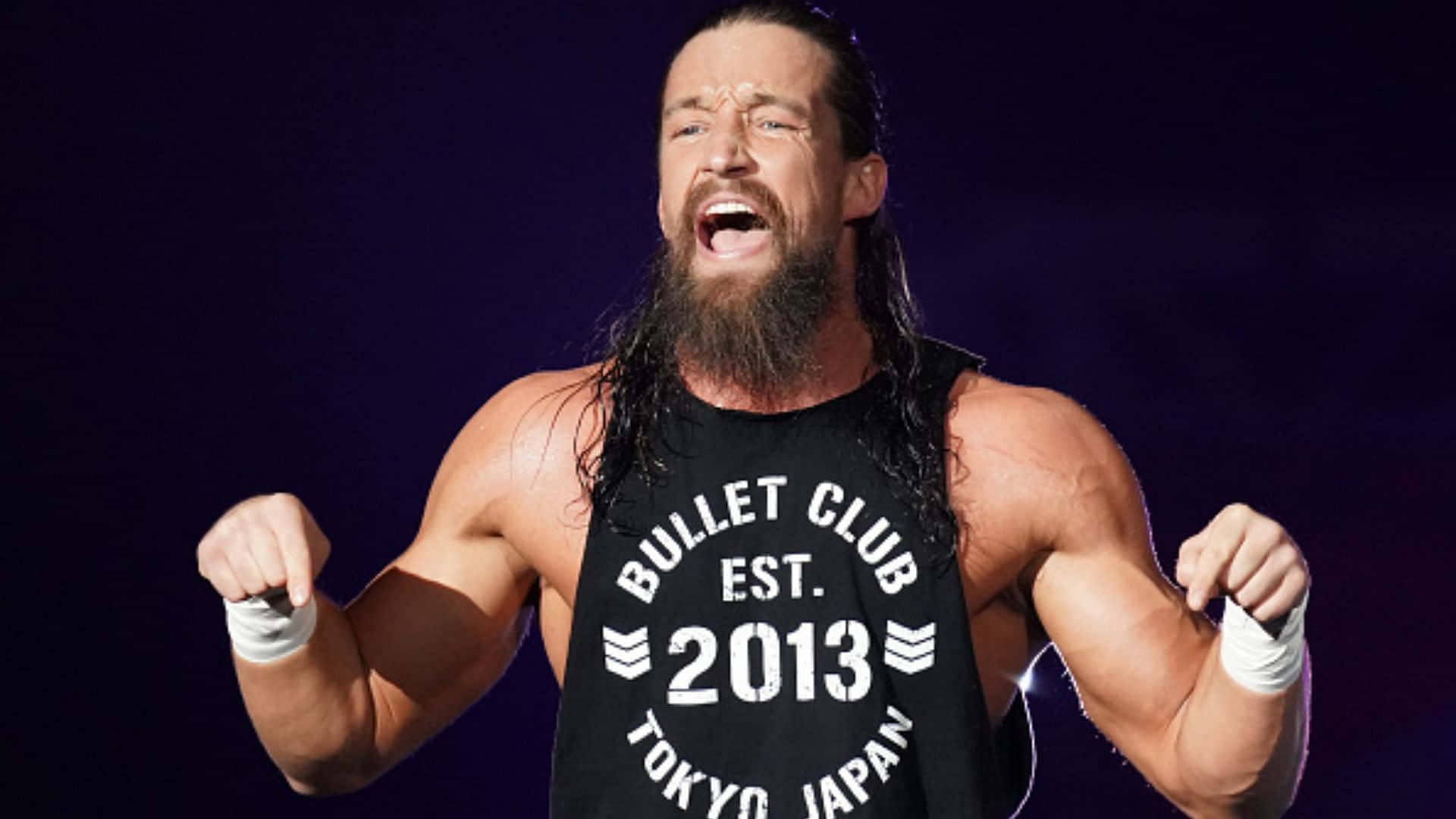 Jay White During Njpw Anniversary Event Background