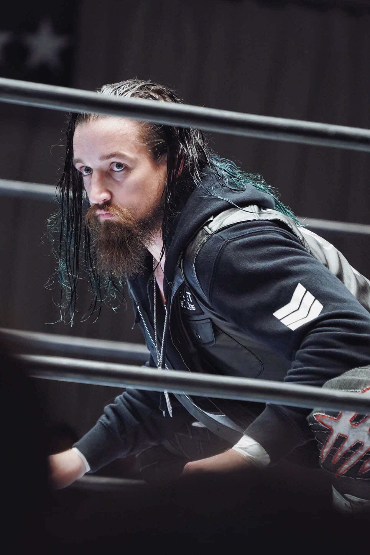 Jay White New Zealand Wrestler Portrait Background