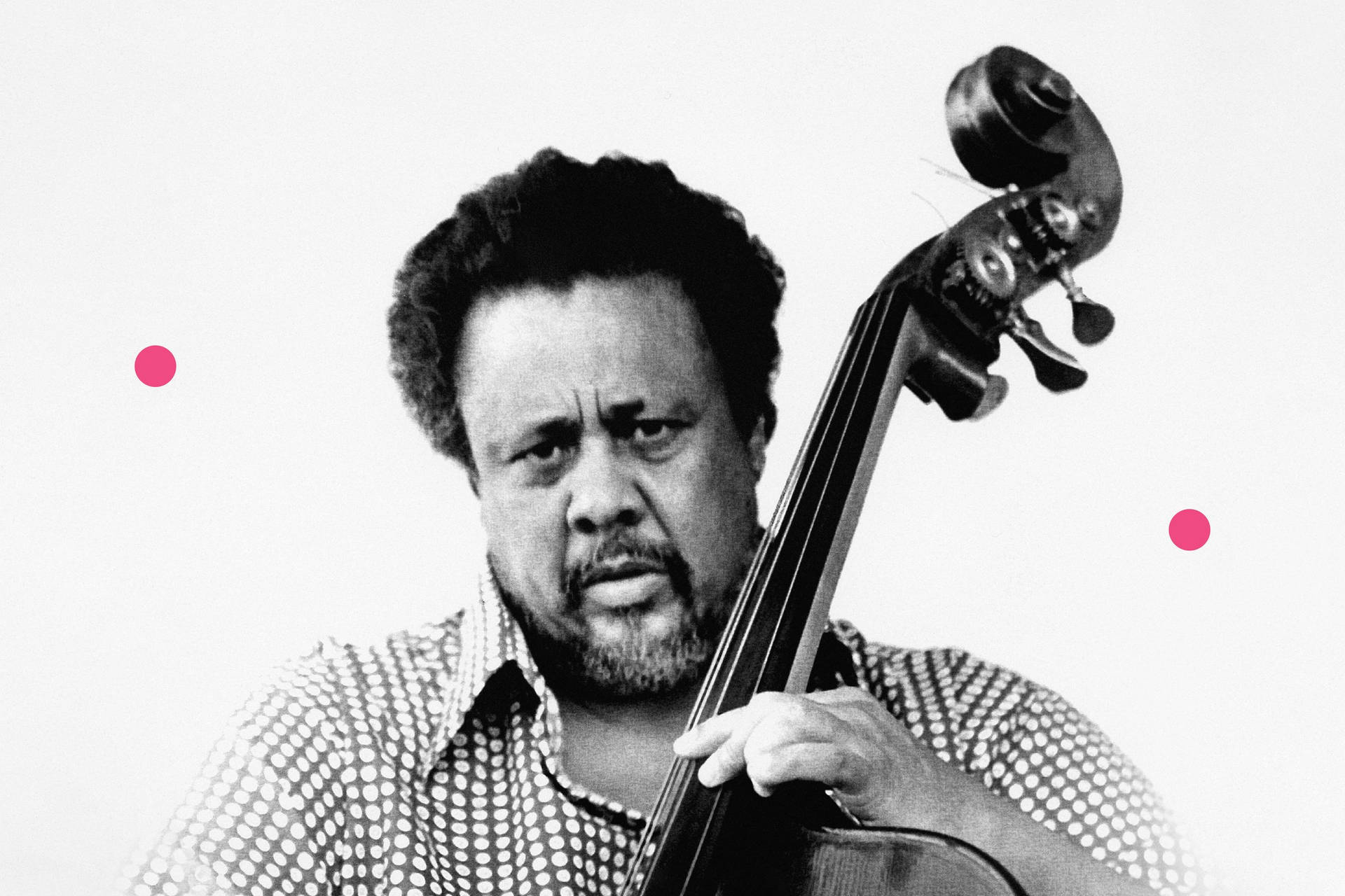 Jazz Legend Charles Mingus Mastering The Bass Background