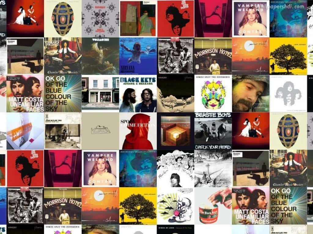 Jazz Music Album Cover Background