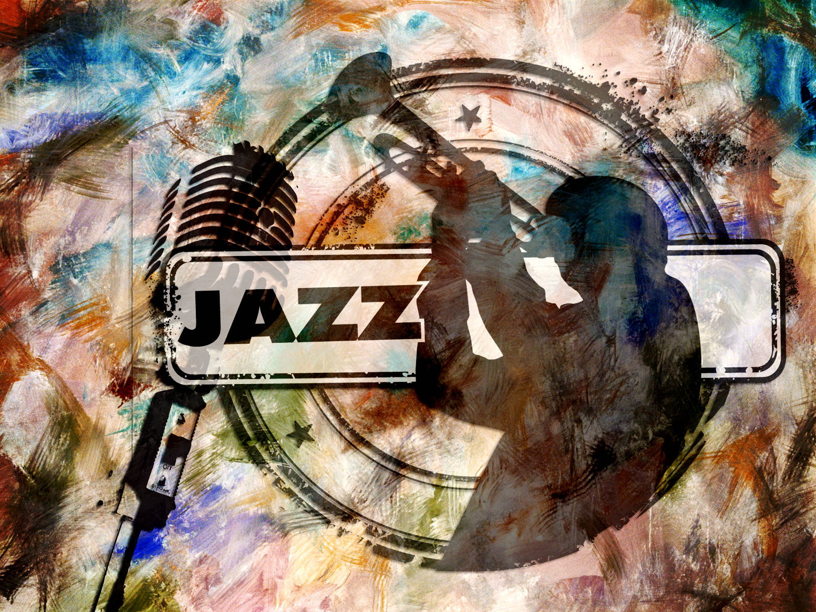 Jazz Poster Abstract Background