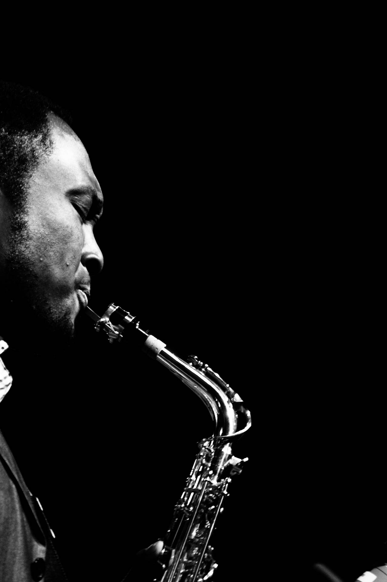 Jazz Saxophone Player Background