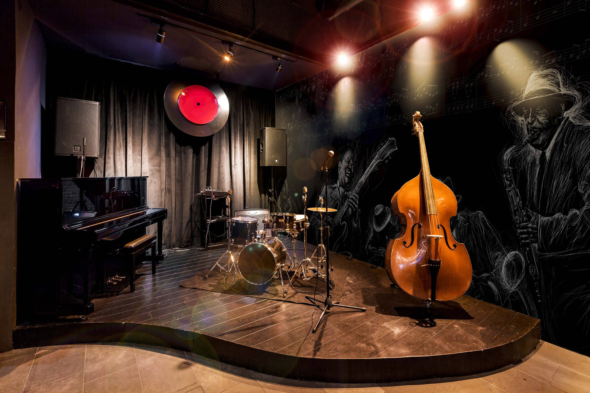 Jazz Studio Background
