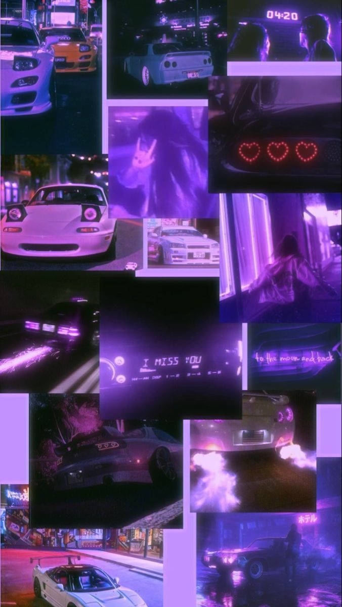 Jdm Aesthetic Collage Background