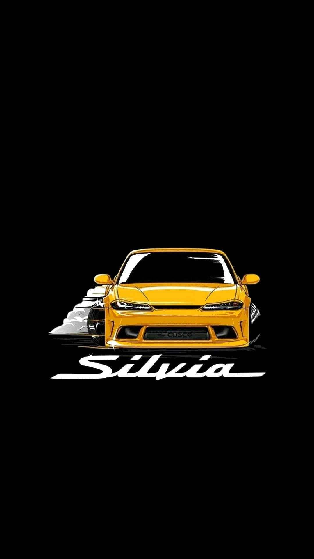 Jdm Aesthetic Nissan Silvia Art Background