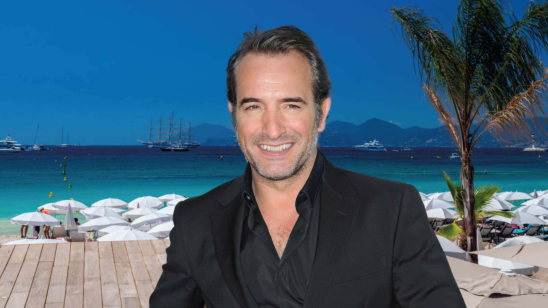 Jean Dujardin At The 86th Annual Academy Awards Background