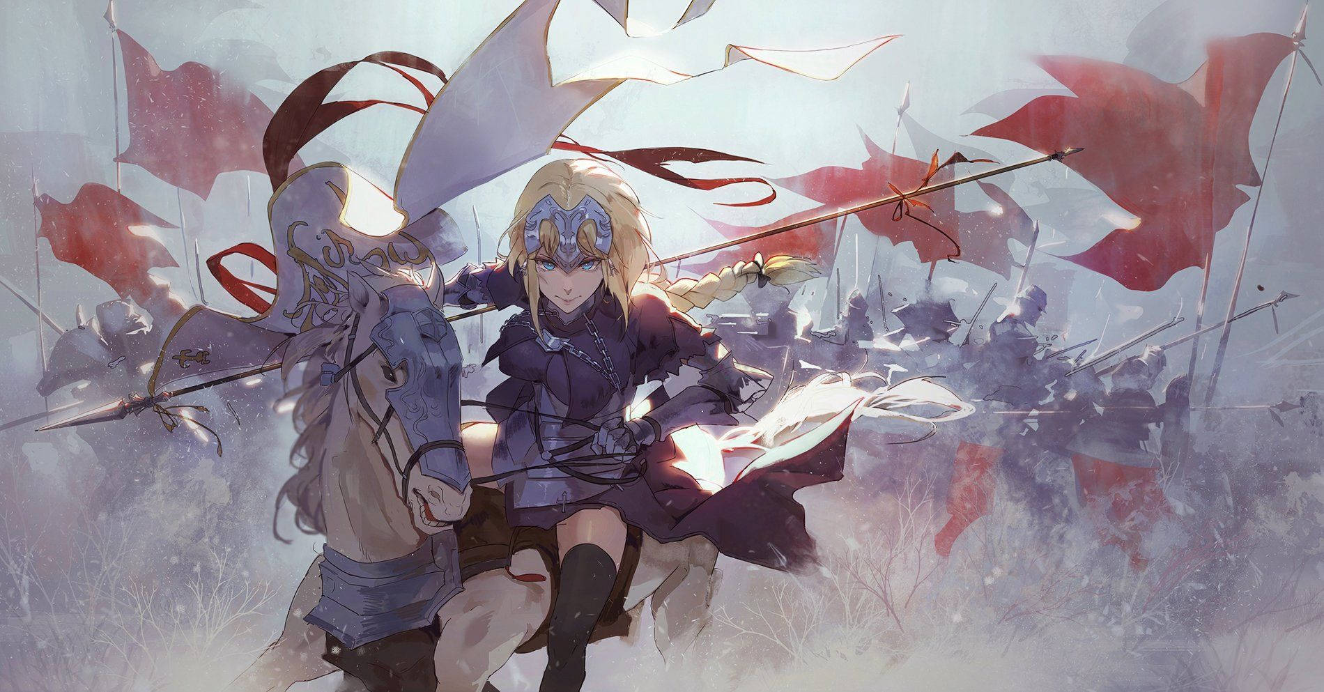 Jeanne D Arc Fate Art Background