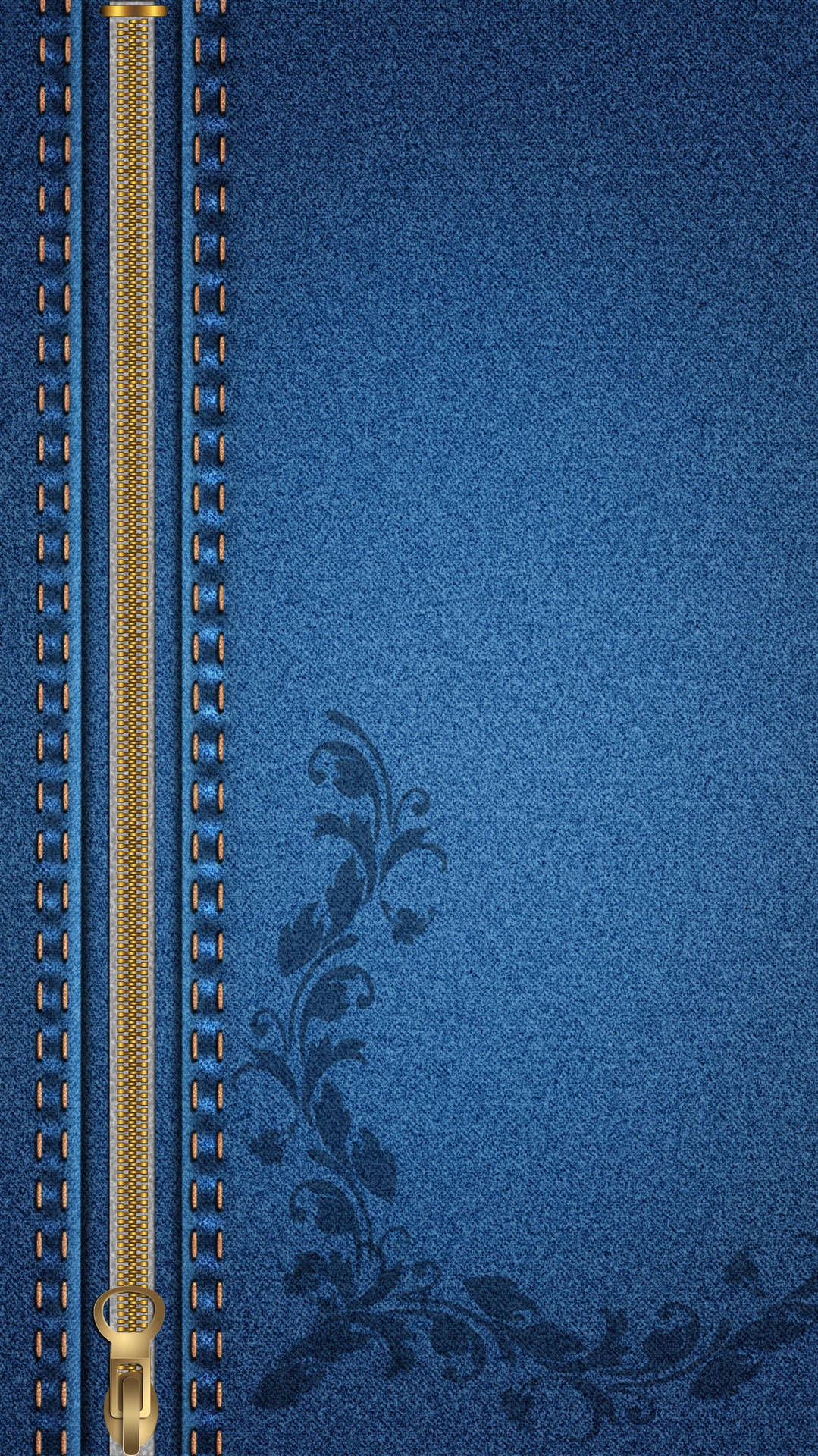 Jeans Zipper Journal Fabric Type Background