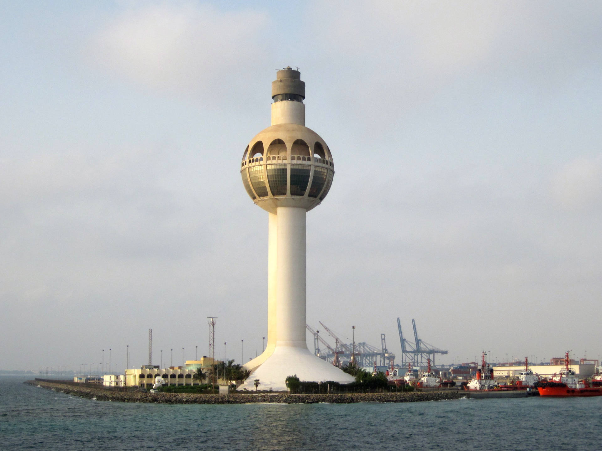 Jeddah Saudi Arabia's Lighthouse Background