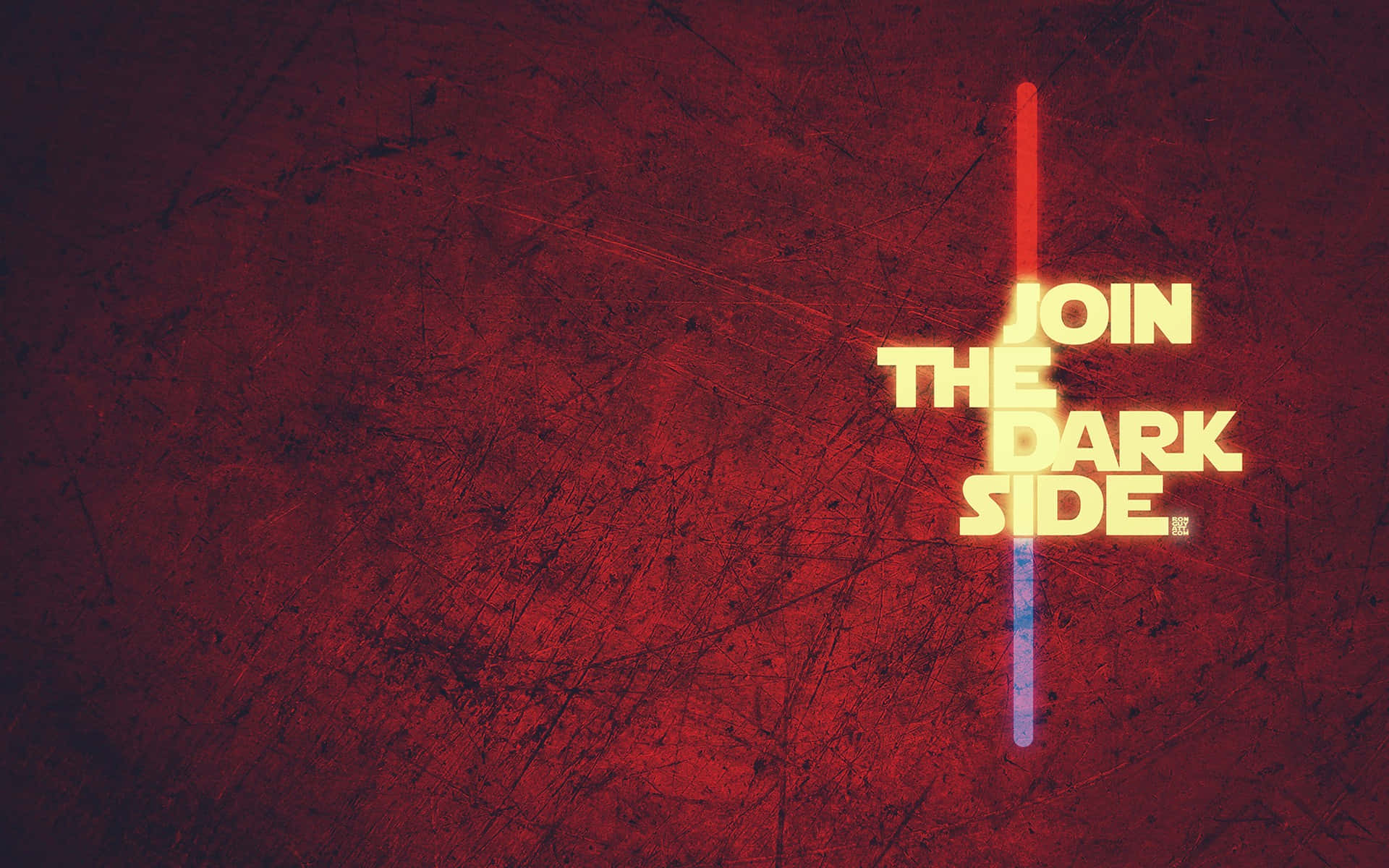 Jedi Text On The Lateral Section Background