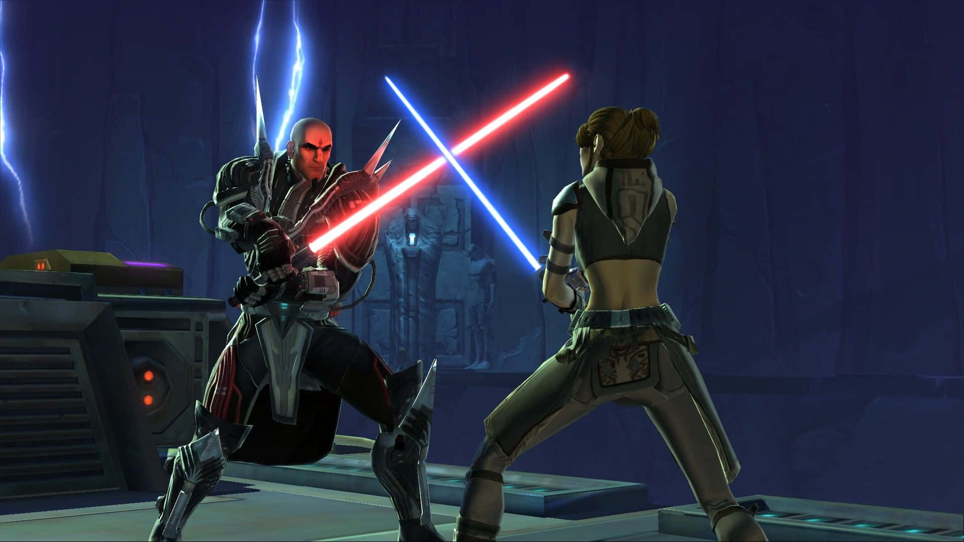 Jedi Vs Sith 1920 X 1080 Background