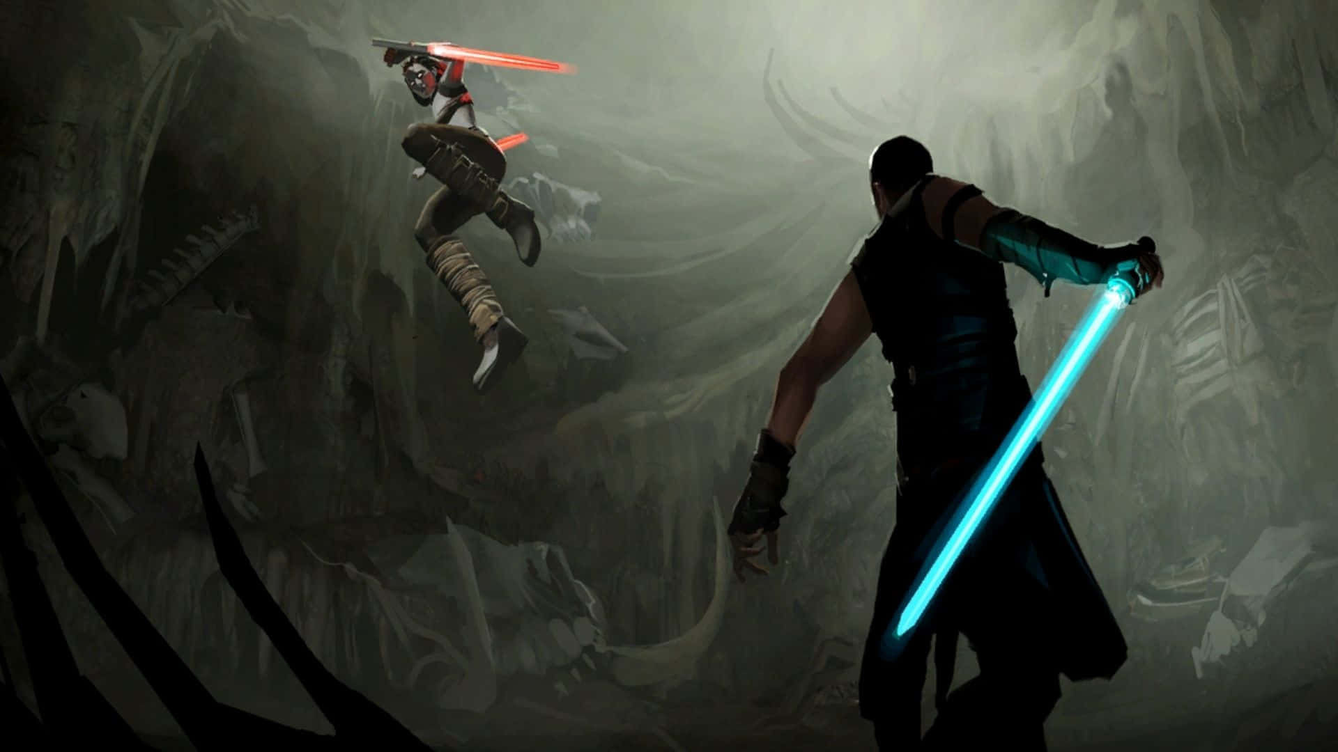 Jedi Vs Sith 1920 X 1080 Background