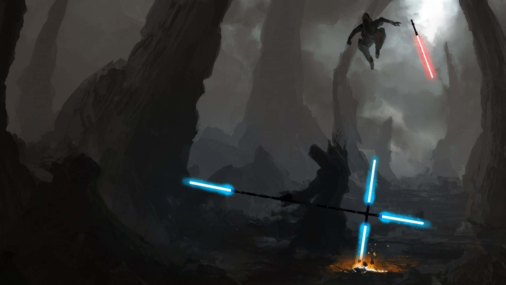 Jedi Vs Sith 1920 X 1080 Background