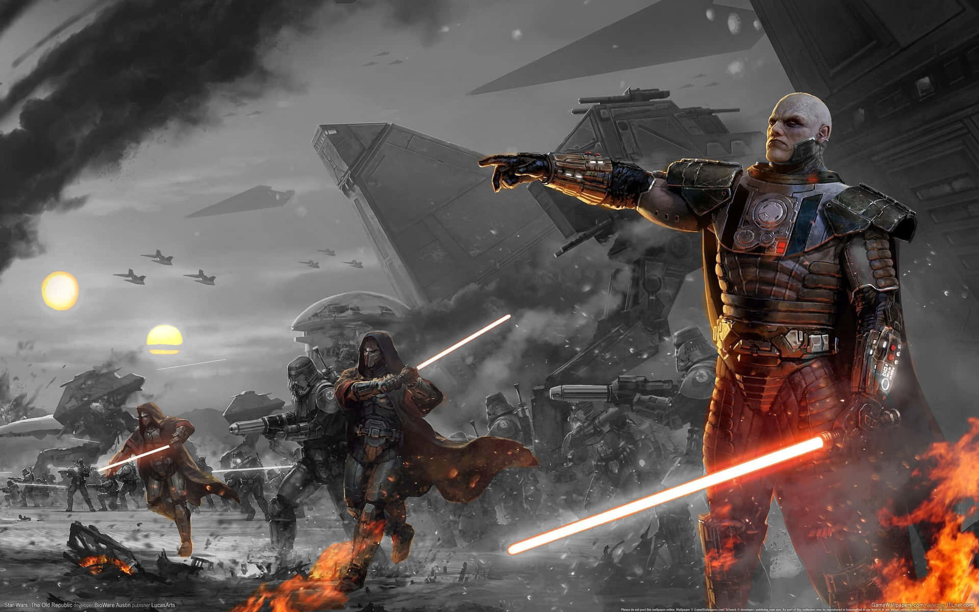 Jedi Vs Sith 2560 X 1600 Background