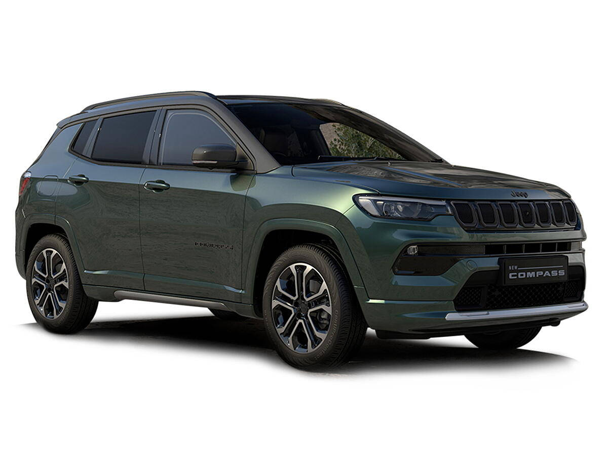 Jeep Compass Black Aesthetic Tinted Windows On White Background