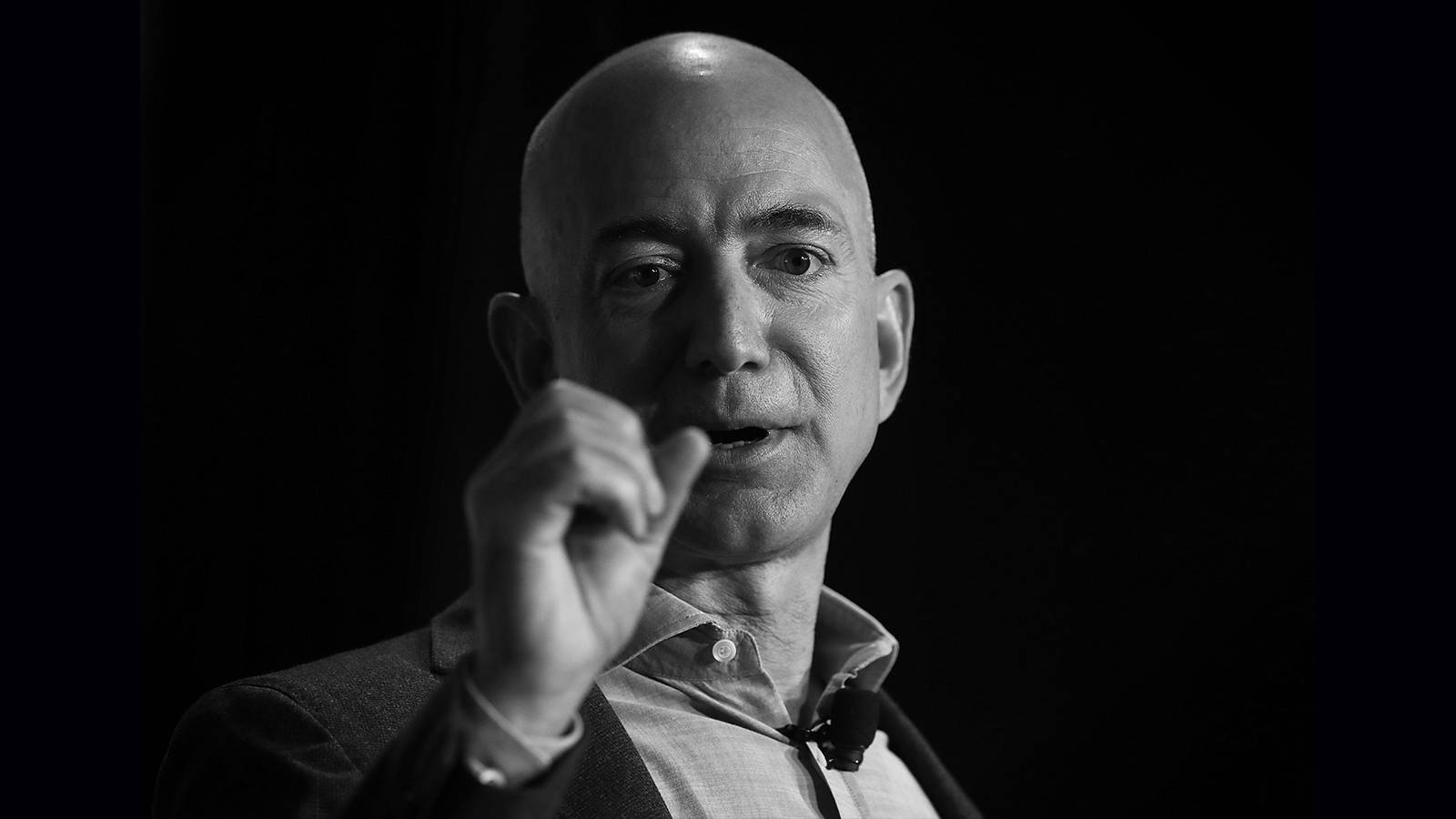 Jeff Bezos Closing Fist