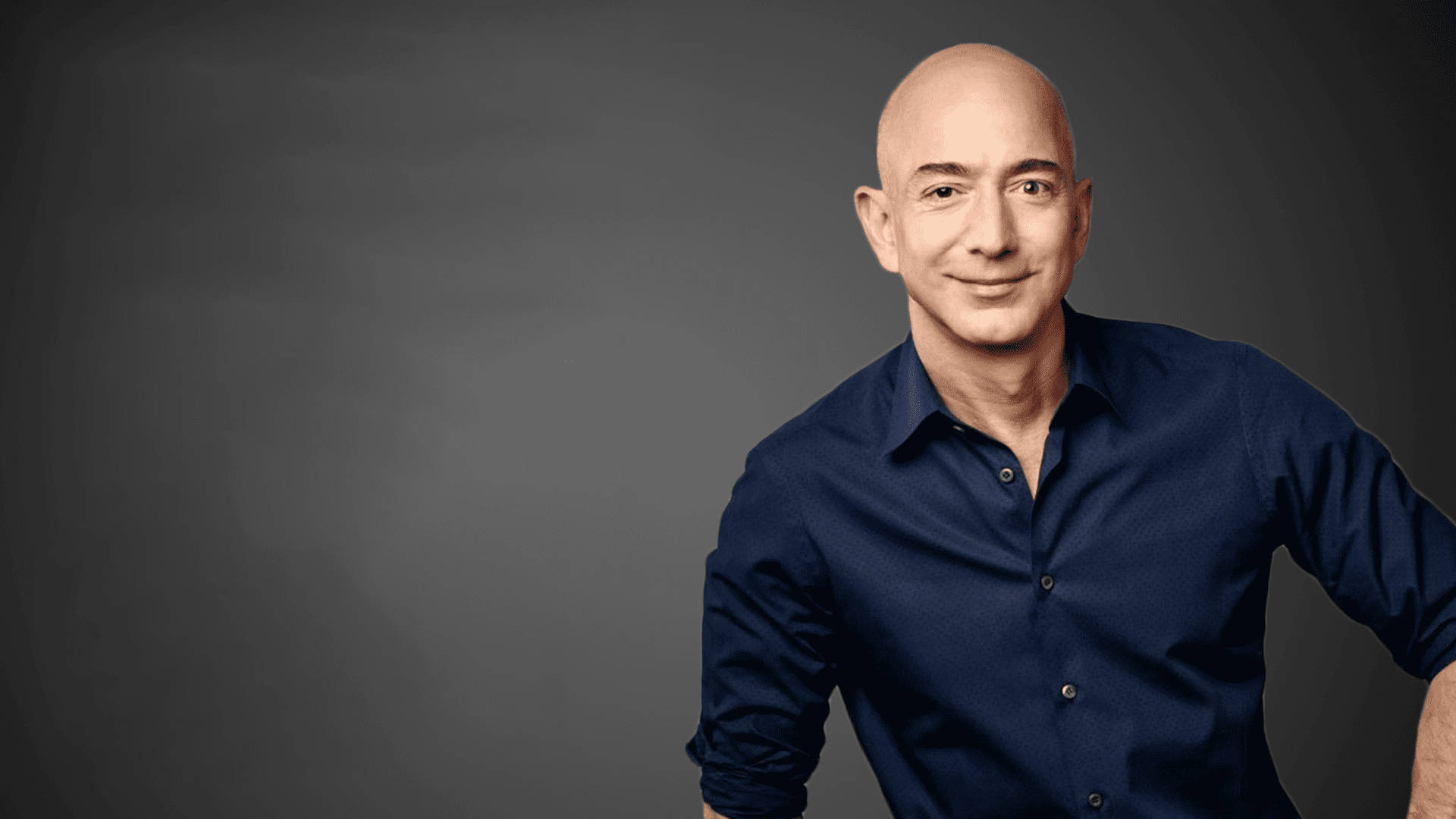 Jeff Bezos Dark Blue Shirt