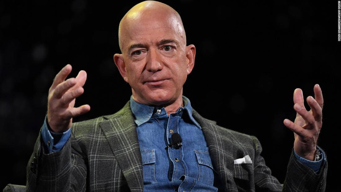 Jeff Bezos Gesturing Background