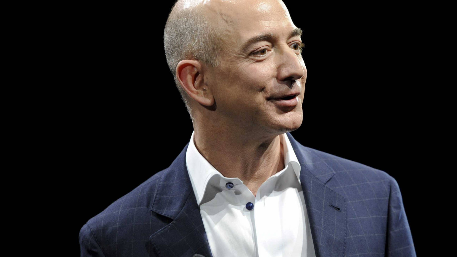 Jeff Bezos Looking To Side