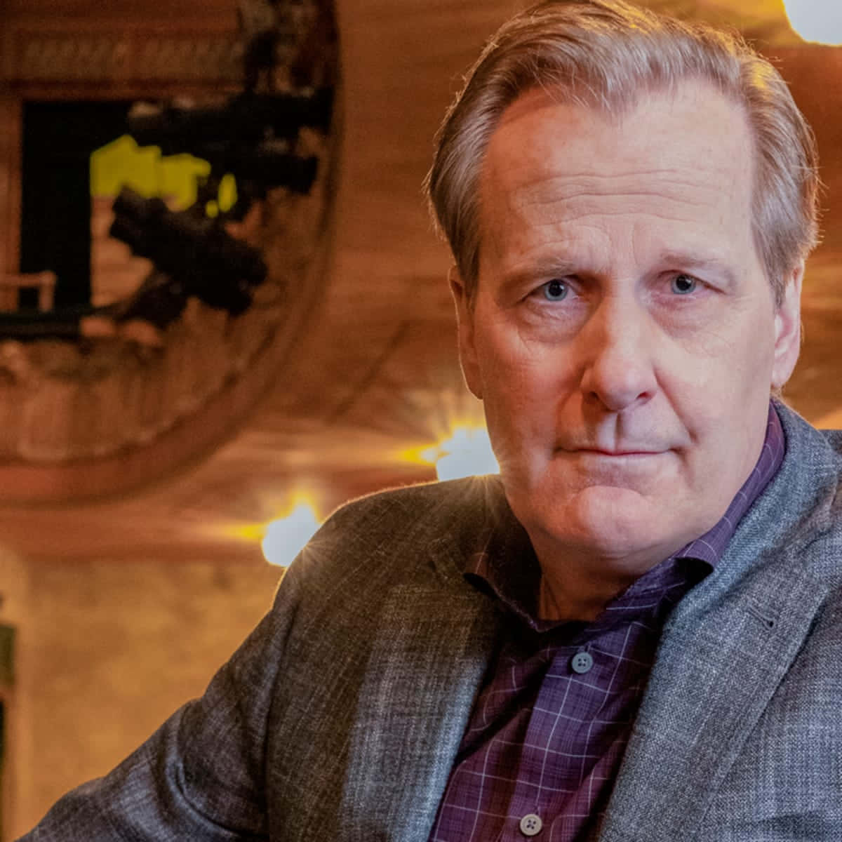 Jeff Daniels Pensive Portrait Background
