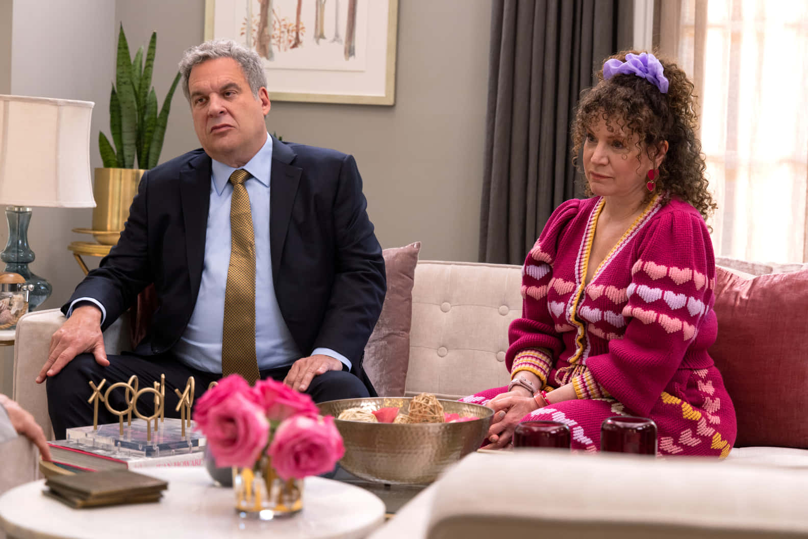 Jeff Garlin Enjoying Some Downtime. Background