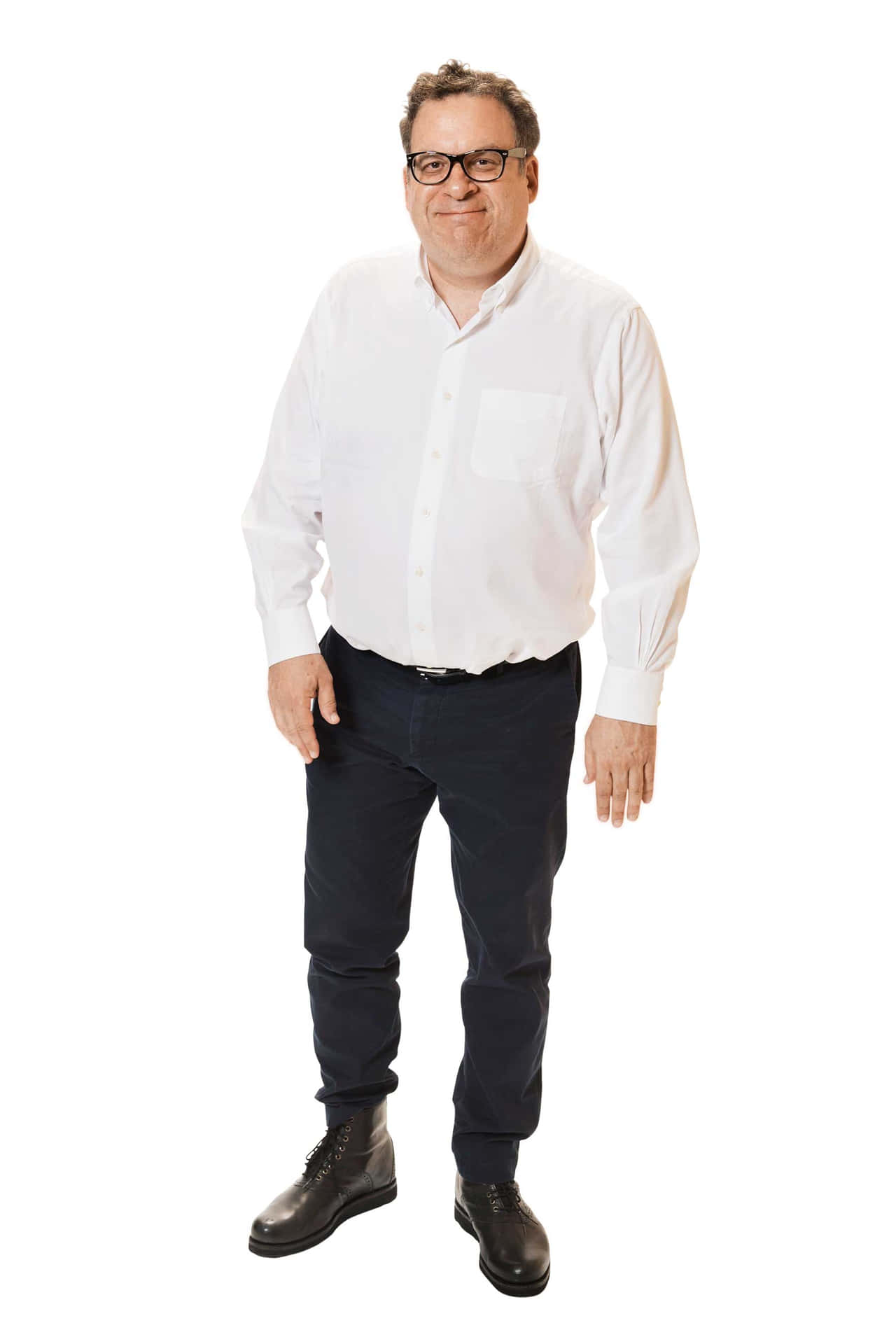 Jeff Garlin In A Thoughtful Pose Background