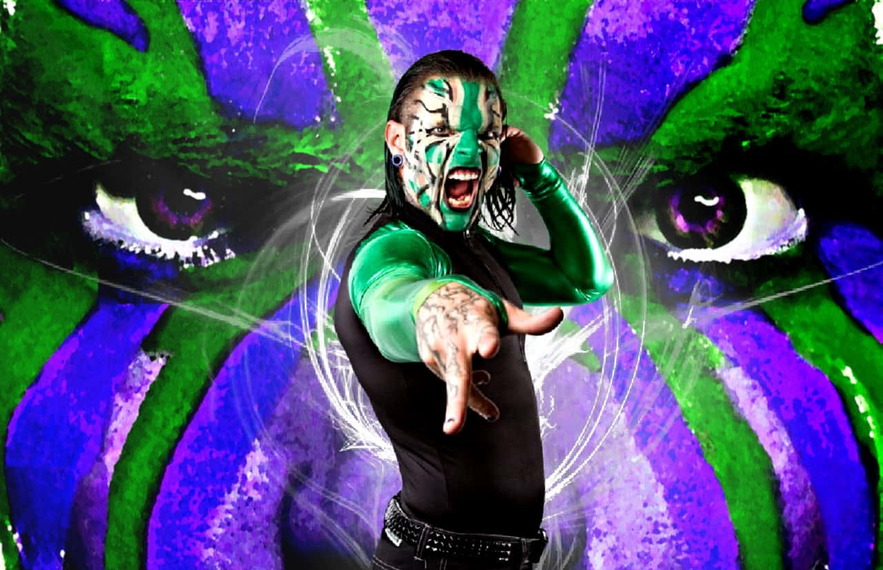 Jeff Hardy Face Paint Poster Background