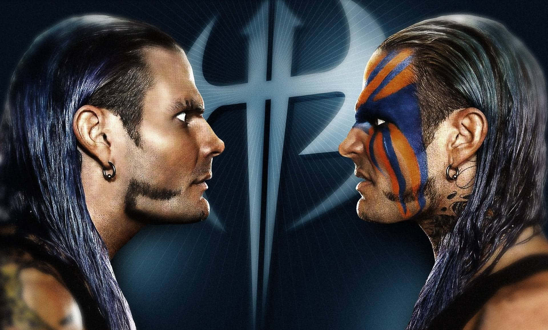 Jeff Hardy Facing Each Other Poster Background