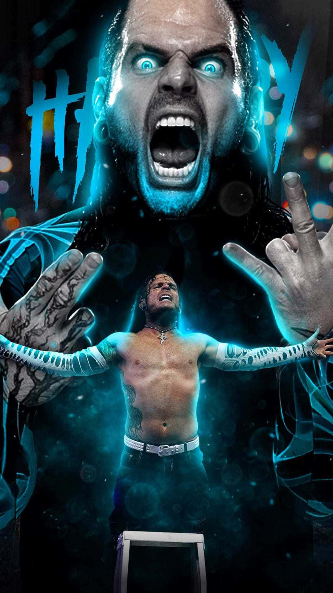 Jeff Hardy Poster With Fierce Gesture