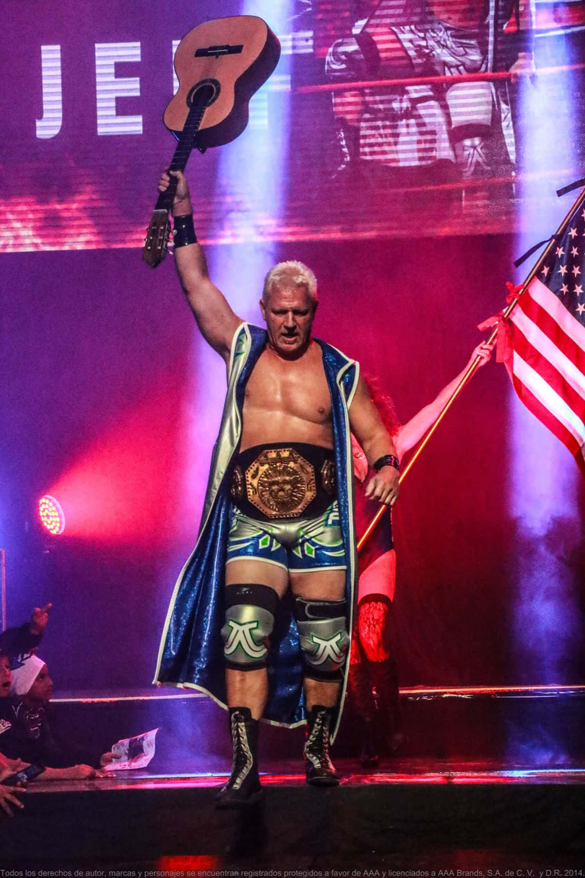 Jeff Jarrett American Wrestler Wwe Photography Background