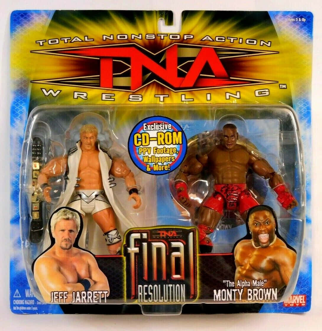 Jeff Jarrett Monty Brown Action Figures Background