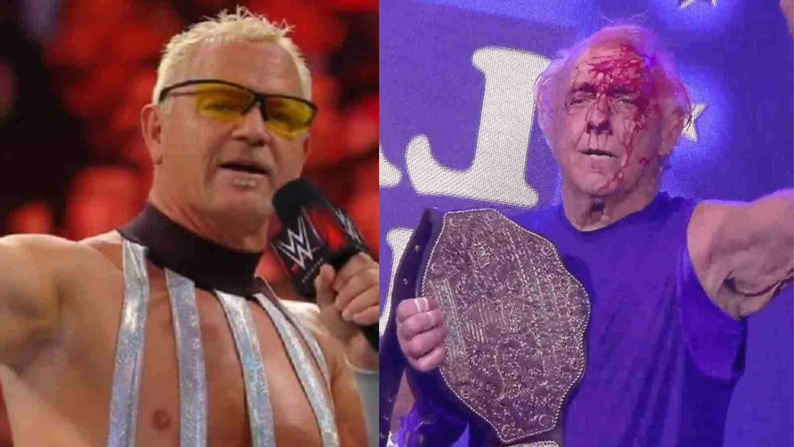 Jeff Jarrett Ric Flair Wwe Wrestlers Background