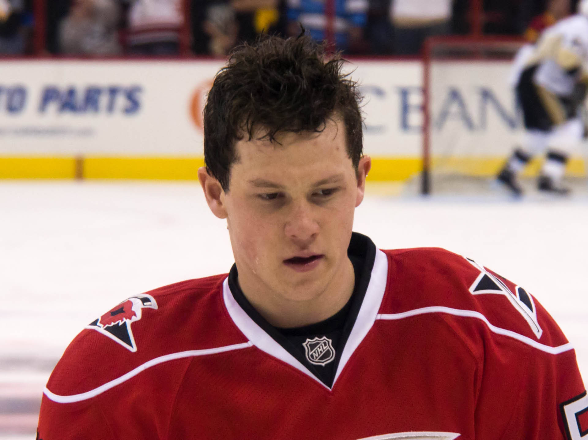 Jeff Skinner Carolina Hurricanes Medium Shot Background