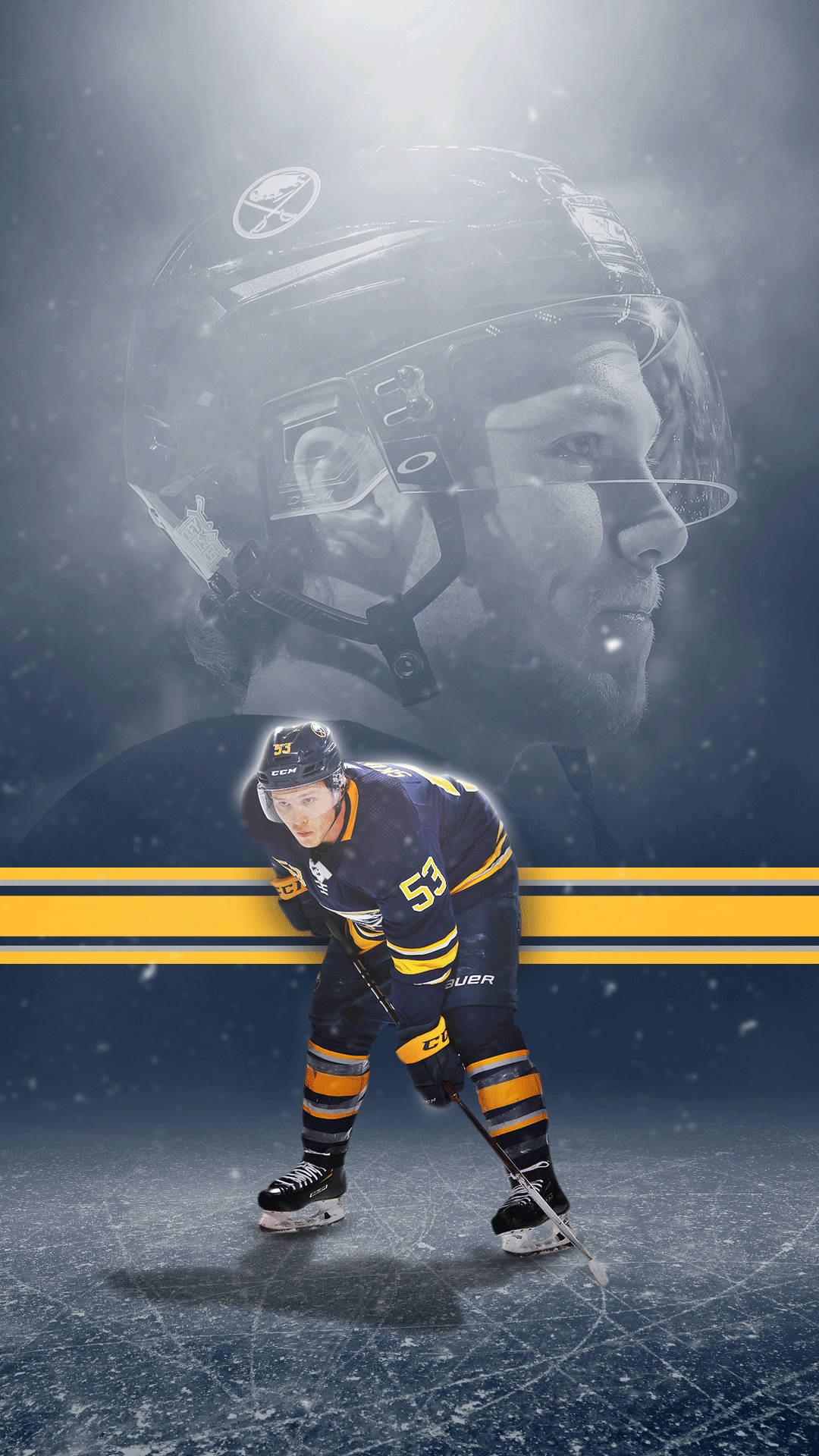 Jeff Skinner Digital Art Poster Background